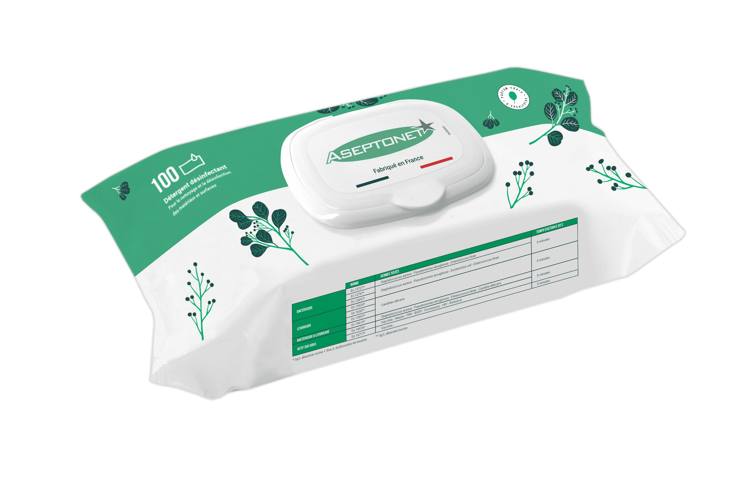 Lingettes désinfectantes ASEPTONET